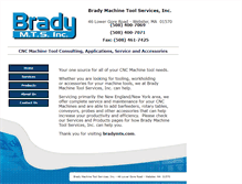 Tablet Screenshot of bradymts.com